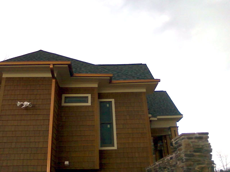 New Shingle siding