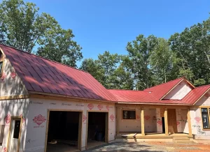 New Metal Roof Fredericksburg area